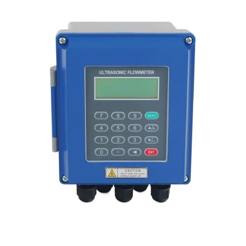 OPFVUJIKX TUF Ultraschall-Durchflussmesser, wandmontierter, Fester Typ, digitaler Flüssigkeitsdurchflusssensor, Inline-Wasserdurchflussmesser for Rohrmessungen(High-Temp-S-Probe) von OPFVUJIKX