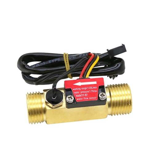 OPFVUJIKX YF-B5 DN20 G3/4'' G1/2 Wasserdurchflusssensorschalter DC5～18V 1-30L/min 1-25L/min Durchflussmesser for die industrielle Steuerung von Flüssigkeitszirkulation(YF-B7) von OPFVUJIKX