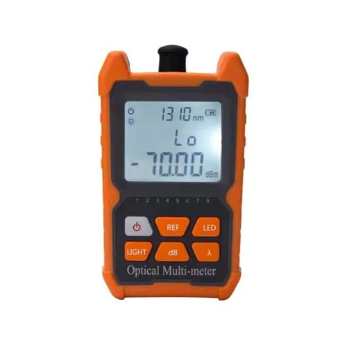 Optischer Leistungsmesser, MINI OPM Handheld Mini Fiber Optische Power Meter Faser Optische Kabel Tester -70 + 6dBm Oder -50 + 26dBm(Dry battery -70 to 6) von OPFVUJIKX
