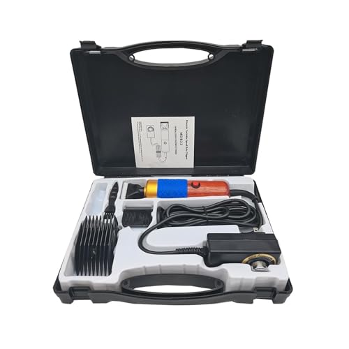 Professioneller elektrischer 200-W-Teppichschneider mit Schnittflor, Acryl-Scherführungssatz, geräuscharme Geschwindigkeit, einstellbar for Teppich-Tufting Für Heimwerker von OPFVUJIKX