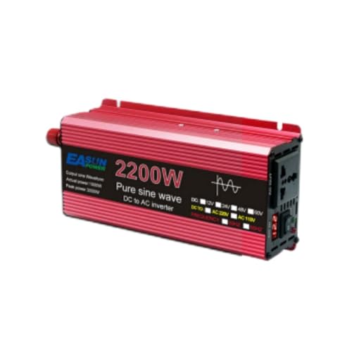 Reiner Sinus-Wechselrichter 12v/24v 1000W 1600W 2000W 3000W Tragbarer Power Bank-Konverter Solar-Wechselrichter Für Heimwerker(1600W,24V) von OPFVUJIKX