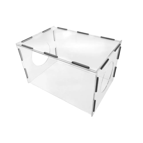 Staubbox, Beiliegende Schleifstaubbox aus Acryl mit 2 Löchern, staubdicht for die Bildhauerei zum Schleifen und Polieren Staubbox, Beiliegende Schleifstaubbox aus Acryl mit 2 Löchern, staubdicht for die Bildhauerei zum Schleifen und Polieren von OPFVUJIKX