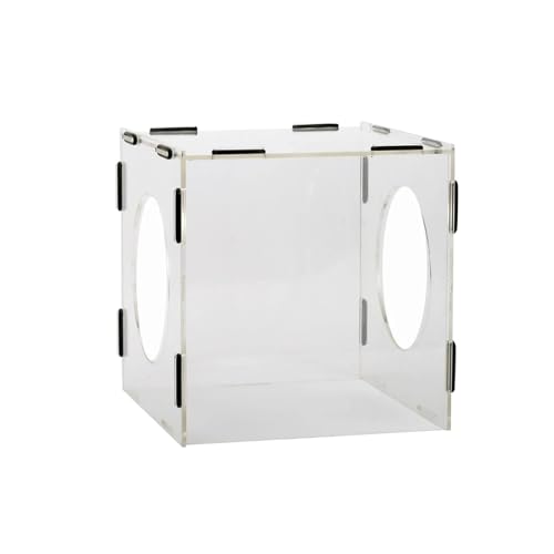 Staubbox, Geschlossene Schleifstaubbox, Abdeckung Acryl Klar Gravur Polierstaubhaube Mit 2 Löchern for Polieren Staubabdeckung Transparent zum Schleifen und Polieren Staubbox, Geschlossene Schleifstaubbox, Abdeckung Acryl Klar Gravur Polierstaubhaube Mit 2 Löchern for Polieren Staubabdeckung Transparent zum Schleifen und Polieren von OPFVUJIKX