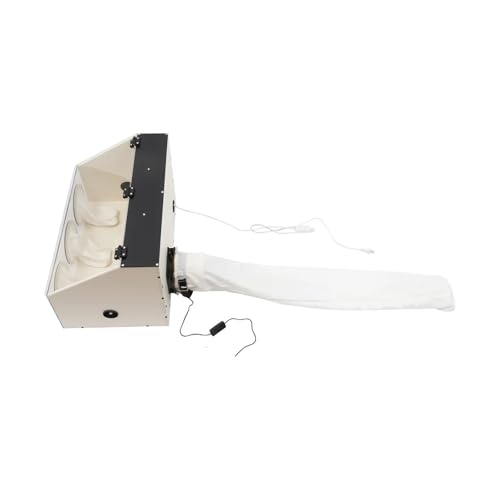Staubbox, Vollständig geschlossene Box, Staubbox aus Acryl for elektrische Schleiftischpoliermaschinen mit Gebläse zum Schleifen und Polieren(Dust Box Set) von OPFVUJIKX