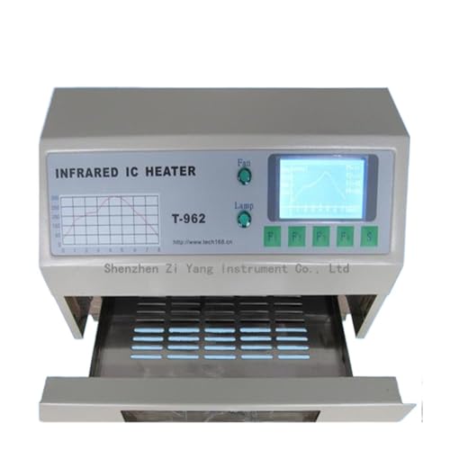 T-962 T962 Reflow-ofen Infrarot IC Heizung Löten Maschine 800W 180X235 MM T962 for BGA SMD SMT Für Heimwerker von OPFVUJIKX