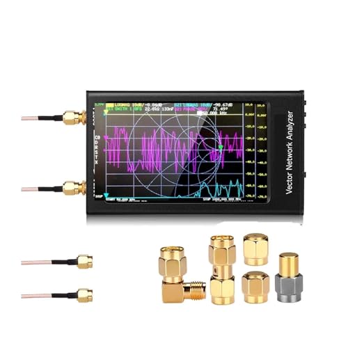 Vektornetzwerkanalysator, 4,3 Zoll 5000 mAh Akku Vektornetzwerk VNA HF VHF UHF IPS LCD Metallgehäuse V3.1 Version Antennenanalysator Messung von S-Parametern, SWR Vektornetzwerkanalysator, 4,3 Zoll 5000 mAh Akku Vektornetzwerk VNA HF VHF UHF IPS LCD Metallgehäuse V3.1 Version Antennenanalysator Messung von S-Parametern, SWR von OPFVUJIKX