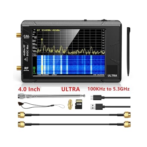 Vektornetzwerkanalysator, Handheld Tiny Spectrum Analyzer 4 Zoll Touchscreen Eingebauter Akku Messung von S-Parametern, SWR Vektornetzwerkanalysator, Handheld Tiny Spectrum Analyzer 4 Zoll Touchscreen Eingebauter Akku Messung von S-Parametern, SWR von OPFVUJIKX