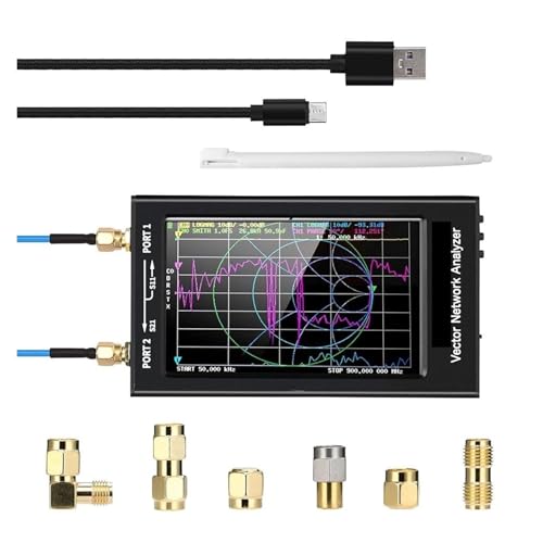 Vektornetzwerkanalysator, V2 3GHz Vector Network Analyzer 4,3 Zoll Touchscreen Antenne Analyzer Kurzwelle HF VHF UHF Messung von S-Parametern, SWR Vektornetzwerkanalysator, V2 3GHz Vector Network Analyzer 4,3 Zoll Touchscreen Antenne Analyzer Kurzwelle HF VHF UHF Messung von S-Parametern, SWR von OPFVUJIKX