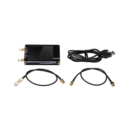 Vektornetzwerkanalysator, VNA Vector Network Analyzer Digital Berühren Bildschirm Kurzwelligen MF HF VHF UHF Antenne Analyzer Standing Wave Mit Batterie Messung von S-Parametern, SWR(NanoVNA-H4) von OPFVUJIKX