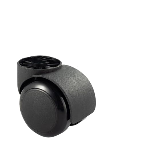 Bürostuhl Rollen 1/2/5 Stück weiß/schwarz stangenlos/Stange Universalrad Bürostuhl drehbar leise schwarz Computer Schreibtisch Tischrolle große Liner(Rodless-Black-1 Pc) von OPIGJUFD