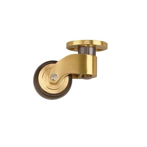 Bürostuhl Rollen 1/4 stücke Kupfer Möbel Rollen Schreibtisch Stuhl Sofa Schrank 360 ° Swivel Caster Rad Mehrere(Bras-T4925-1pc,4pc) von OPIGJUFD