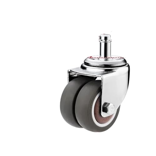 Bürostuhl Rollen 1PC Schwere Bürostuhl Räder 2 Zoll 10,0mm Schraube Rollen Nachttisch Möbel Universal Riemenscheiben Stumm Rad(Color01) von OPIGJUFD