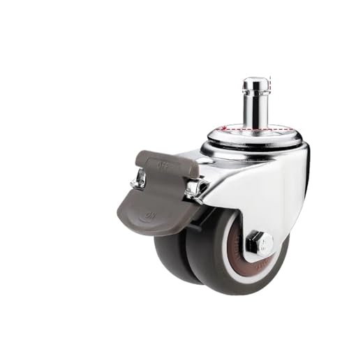 Bürostuhl Rollen 1PC Schwere Bürostuhl Räder 2 Zoll 10,0mm Schraube Rollen Nachttisch Möbel Universal Riemenscheiben Stumm Rad(Color02) von OPIGJUFD
