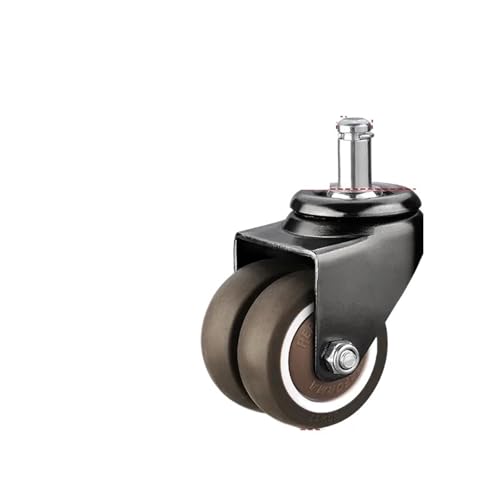 Bürostuhl Rollen 1PC Schwere Bürostuhl Räder 2 Zoll 10,0mm Schraube Rollen Nachttisch Möbel Universal Riemenscheiben Stumm Rad(Color03) von OPIGJUFD