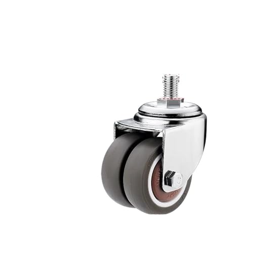 Bürostuhl Rollen 1PC Schwere Bürostuhl Räder 2 Zoll 10,0mm Schraube Rollen Nachttisch Möbel Universal Riemenscheiben Stumm Rad(Color04) von OPIGJUFD
