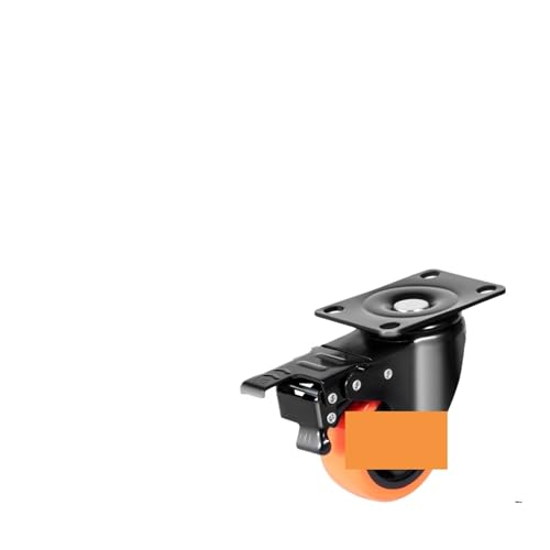 Bürostuhl Rollen 2/3/4/5/6-Zoll-Lenkplattenrollen, 4er-Set mit Feststellrollen for Wagen, Möbel, Werkbank(3 in) von OPIGJUFD