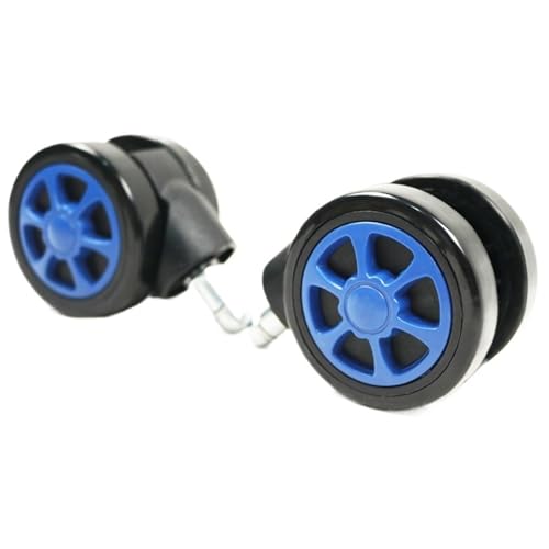 Bürostuhl Rollen 5 Stück 60,0 mm Möbelrollen for Bürostühle, große Farbrollen(Blue) von OPIGJUFD