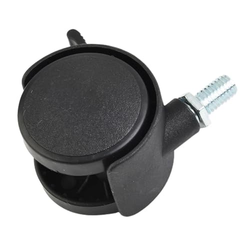 Bürostuhl Rollen Kunststoff-Lenkrolle mit Bremse, 40,0 mm, Ersatz-Lenkrolle for Büro, Computer, Stuhl, Sofa, Möbel, Hardware-Zubehör von OPIGJUFD