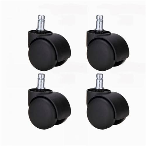 Bürostuhl Rollen Stuhlrad Möbelrolle 11,0 mm Schraube Schwenkrollen Räder Ersetzen Hardware Trolley Werkzeuge for Büro-/Computerstühle(4PCS) von OPIGJUFD