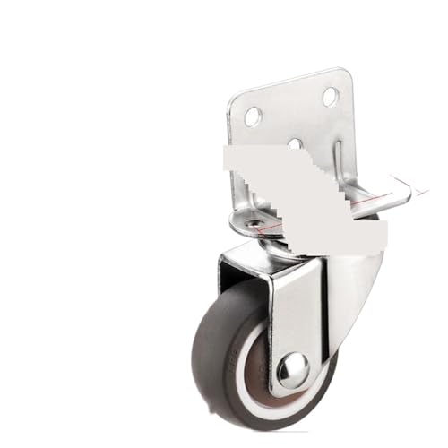 Bürostuhl Rollen Universals Lenkrollen for Tisch, Stuhl, Sofa, mit/ohne Bremse, strapazierfähig, Möbelrad, leiser Trolley(1.5 Inch No Brake) von OPIGJUFD