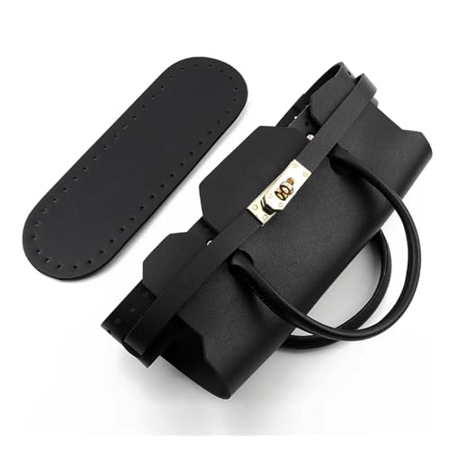 Diy Kunstleder-Handtaschen-Herstellungsset Tasche unten for häkeln Tote Lock Klappe Abdeckung Schnallen Abdeckung liefert Nähen Tasche PU Leder häkeln Tasche Handtasche DIY Tasche machen Set(Black) Diy Kunstleder-Handtaschen-Herstellungsset Tasche unten for häkeln Tote Lock Klappe Abdeckung Schnallen Abdeckung liefert Nähen Tasche PU Leder häkeln Tasche Handtasche DIY Tasche machen Set(Black) von OPIGJUFD