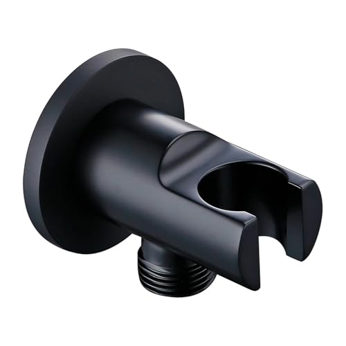 Duschkopf Halterungen Duschhalter Handbrause Kupferhalterung Bidet Sprayer Handbrausehalter Badezimmerzubehör aus massivem Messing(Black) von OPIGJUFD