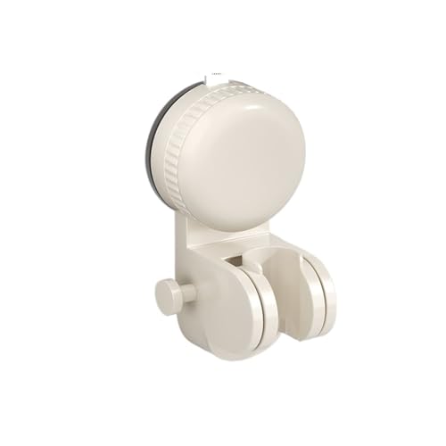 Duschkopf Halterungen Duschkopfhalter, universelle Duschbasis, höhenverstellbarer Winkel, Saugnapf-Duschkopfhalterung, abnehmbare Wandmontage im Badezimmer(White) von OPIGJUFD