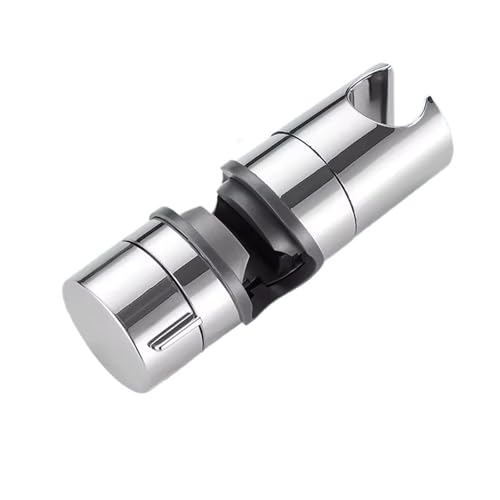 Duschkopf Halterungen Duschkopfhalter, verstellbarer Duschstangenhalter, Badezimmerzubehör, Ersatz-Handbrausehalterung for Gleitstange(2pcs A silver) von OPIGJUFD