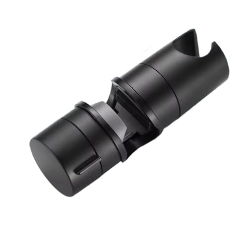 Duschkopf Halterungen Duschkopfhalter, verstellbarer Duschstangenhalter, Badezimmerzubehör, Ersatz-Handbrausehalterung for Gleitstange(A black) von OPIGJUFD