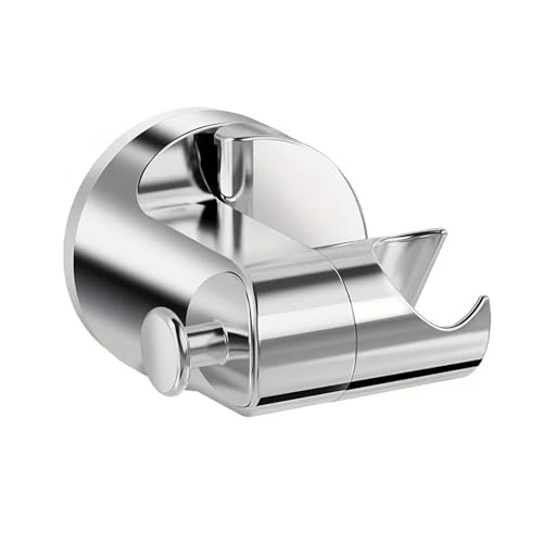 Duschkopf Halterungen Duschkopfhalterung, 1–4 Stück, selbstklebend, verstellbar, universeller Saugnapfhalter, starke, belastbare Duschkopfhalterung(Silver,3pcs) von OPIGJUFD