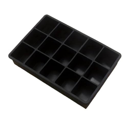 Eiswürfelform 15 Fächer, geeignet for selbstgemachte Getränke und Partygetränke, quadratische Eisform, ideal for kalte Eiswürfel im Sommer(2pcs) von OPIGJUFD