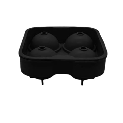 Eiswürfelform 4/6/8 zelle Ice Ball Maker Reusable Silikon Cube Form Tablett DIY Einfrieren(4 Grid Round) von OPIGJUFD