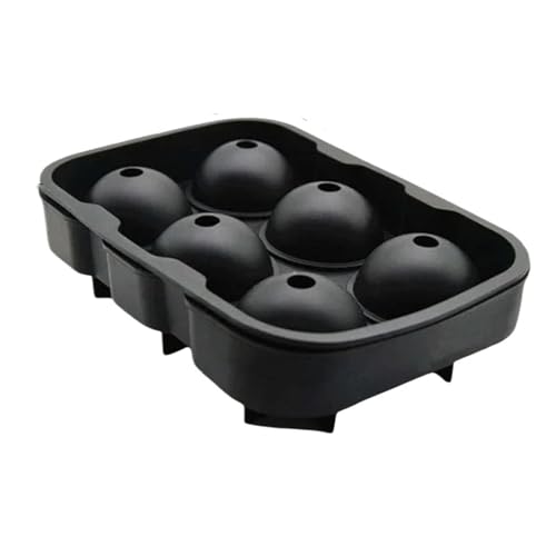 Eiswürfelform 4/6/8 zelle Ice Ball Maker Reusable Silikon Cube Form Tablett DIY Einfrieren(6 Grid Round) von OPIGJUFD