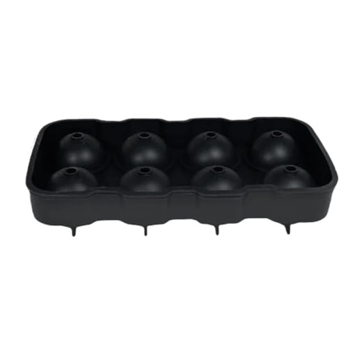 Eiswürfelform 4/6/8 zelle Ice Ball Maker Reusable Silikon Cube Form Tablett DIY Einfrieren(8 Grid Round) von OPIGJUFD
