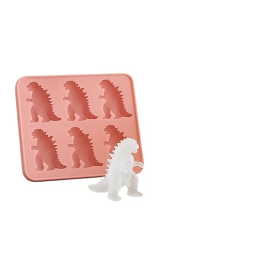 Eiswürfelform Eisform Küche Silikon Kuchen Dekor Süßigkeiten Gelee Backen Werkzeug Kerze Seifenform Tablett Home(Pink) von OPIGJUFD