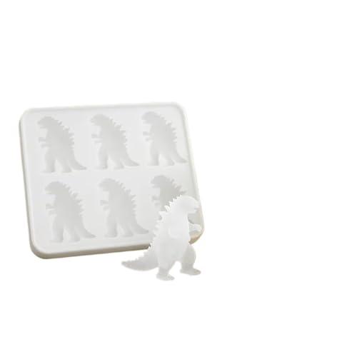 Eiswürfelform Eisform Küche Silikon Kuchen Dekor Süßigkeiten Gelee Backen Werkzeug Kerze Seifenform Tablett Home(White) von OPIGJUFD
