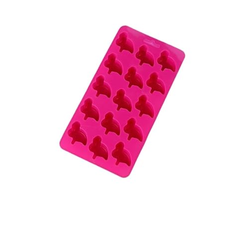 Eiswürfelform Eiswürfelschale Silikon Ananas Kokosnuss Baum Form for Getränke Whisky machen Zubehör(1pcs Flamingo) von OPIGJUFD