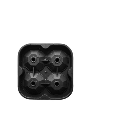 Eiswürfelform Tablett Einfach Herauszunehmen Geeignet for Whisky Party Supplies Silikon 3D Diamantförmige Eisform Wiederverwendbarer Würfel(Color04,Black) von OPIGJUFD
