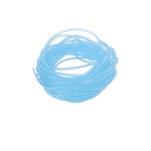 OPIGJUFD Aquarium Schlauch UXCELL 2,0 mt 2,5 mt 12,0 mt Aquarium Airline-Schlauch Standard Aquarium Transparent Schlauch 4,0mm Silikonschlauch for Aquarium Luftpumpe(Blue 12m) von OPIGJUFD