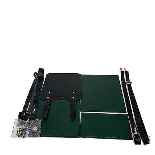 OPIGJUFD DIY Kunstleder-Handtaschen-Herstellungsset Große Kapazität PU Material Set DIY handgemachte Handytasche Handtasche Rucksack(Material set-03) von OPIGJUFD
