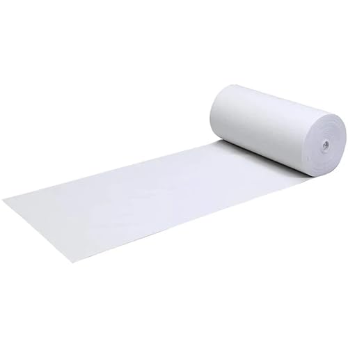 OPIGJUFD Messeteppich Rot Anti-Rutsch-Teppich for Hochzeitsfeier Teppich Zeremonie und Event Weiß Aisle Runner(12M_1M) von OPIGJUFD