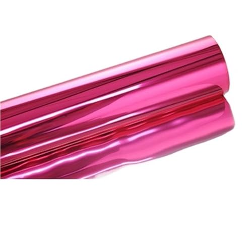 OPIGJUFD Messeteppich Rot Hochzeit Spiegel Teppich Teppich Doppel Gesicht Gang Läufer Silber Bankett Party Hintergrund Dekoration(Silver and Rose Red,20M_1M) von OPIGJUFD