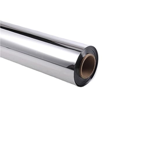 OPIGJUFD Messeteppich Rot Hochzeit Spiegel Teppich Teppich Doppel Gesicht Gang Läufer Silber Bankett Party Hintergrund Dekoration(Silver and Silver,20M_1.2M) von OPIGJUFD
