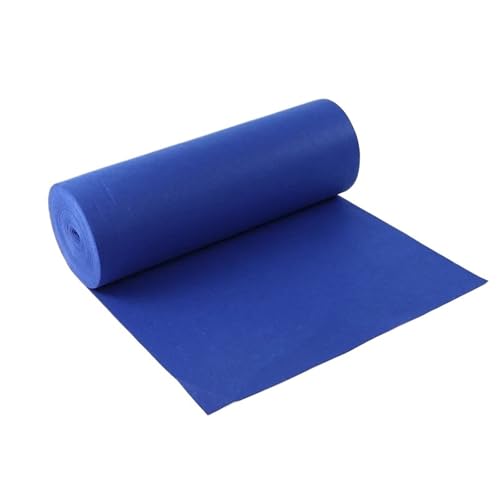 OPIGJUFD Messeteppich Rot Hochzeits-Gehweg-Teppich Anti-Rutsch-Hochzeit Multi Color Teppich Zeremonie Party Bühnenteppich Hochzeitsteppich(Blue,6M_1.2M) von OPIGJUFD