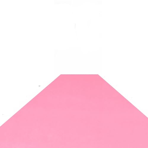 OPIGJUFD Messeteppich Rot Hochzeits-Gehweg-Teppich Anti-Rutsch-Hochzeit Multi Color Teppich Zeremonie Party Bühnenteppich Hochzeitsteppich(Pink,9M_1M) von OPIGJUFD
