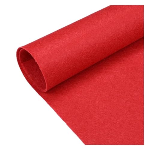 OPIGJUFD Messeteppich Rot Roter Teppich for Hochzeitsgangdekoration, Innen- und Außenteppiche, Festivalfeiern, Events und Partys(15M_1.2M) von OPIGJUFD