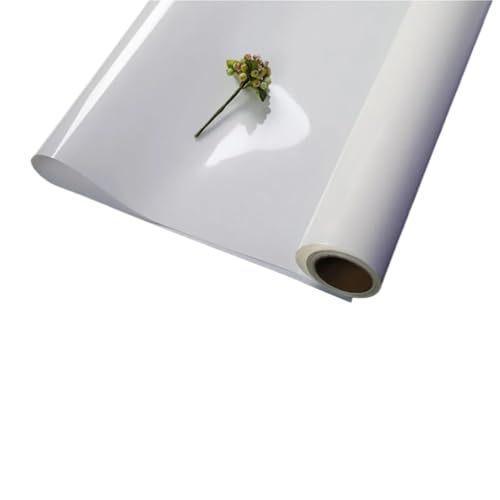 OPIGJUFD Messeteppich Rot Spiegel Teppich Kunststoff Gang Läufer Hochzeit Party Tanzfläche Zubehör(Milky White,30.0M_1.5M) von OPIGJUFD
