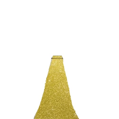 OPIGJUFD Messeteppich Rot Teppichläufer Runway Glitter Teppich for Hochzeit Weihnachten Outdoor Zubehör Bankett Party(Gold,30.0M_1.2M) von OPIGJUFD