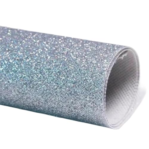 OPIGJUFD Messeteppich Rot Teppichläufer Runway Glitter Teppich for Hochzeit Weihnachten Outdoor Zubehör Bankett Party(Silver,50M_1M) von OPIGJUFD