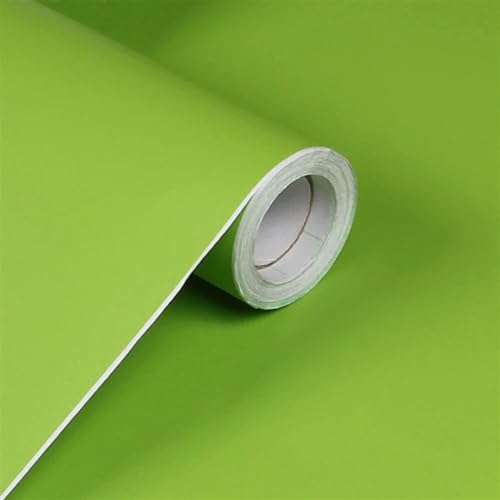 OPIGJUFD Tapete Wohnzimmer Selbstklebende einfarbige Tapetenrollen for Wände, PVC, flammhemmend, Wohnzimmer, DIY-Dekoration, Wandaufkleber for Kinderzimmer(Dark green-01) von OPIGJUFD